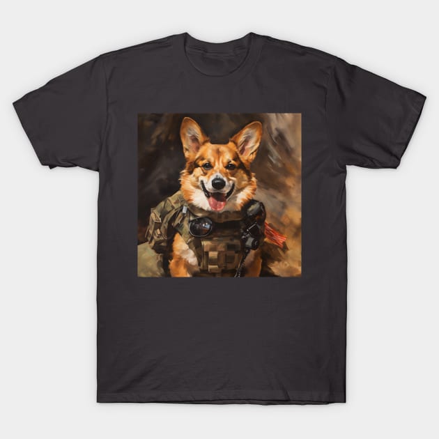 Tactical Corgi T-Shirt by AtomicChonk